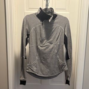 lululemon athletica Gray and Black Women's Sweater
